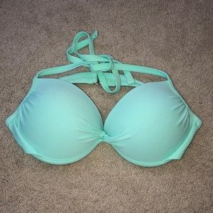 Mint Green Bikini Top